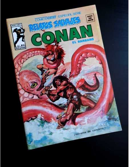 EXCELENTE ESTADO RELATOS SALVAJES 58 CONAN MUNDI COMICS EDICIONES VERTICE