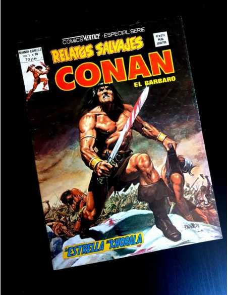 CASI EXCELENTE ESTADO RELATOS SALVAJES 80 CONAN MUNDI COMICS EDICIONES VERTICE
