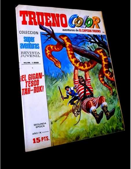 MUY BUEN ESTADO EL CAPITAN TRUENO COLOR 86 COLECCION SUPER AVENTURAS 1889 BRUGUERA
