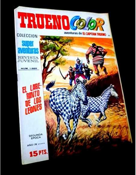MUY BUEN ESTADO EL CAPITAN TRUENO COLOR 84 COLECCION SUPER AVENTURAS 1885 BRUGUERA