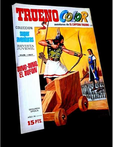 MUY BUEN ESTADO EL CAPITAN TRUENO COLOR 55 COLECCION SUPER AVENTURAS 1827 BRUGUERA