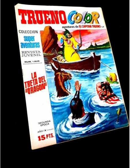 MUY BUEN ESTADO EL CAPITAN TRUENO COLOR 54 COLECCION SUPER AVENTURAS 1825 BRUGUERA