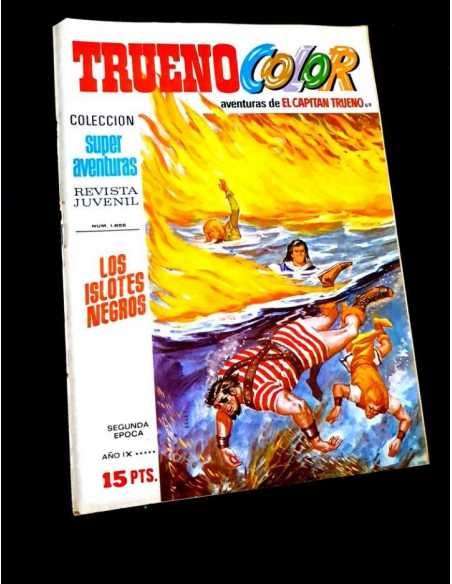 MUY BUEN ESTADO EL CAPITAN TRUENO COLOR 69 COLECCION SUPER AVENTURAS 1855 BRUGUERA