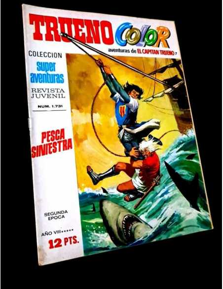 MUY BUEN ESTADO EL CAPITAN TRUENO COLOR 7 COLECCION SUPER AVENTURAS 1731 BRUGUERA