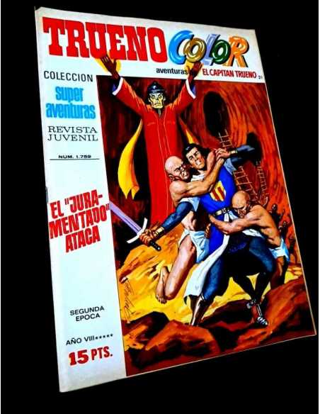 MUY BUEN ESTADO EL CAPITAN TRUENO COLOR 21 COLECCION SUPER AVENTURAS 1759 BRUGUERA