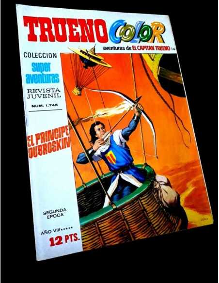 MUY BUEN ESTADO EL CAPITAN TRUENO COLOR 14 COLECCION SUPER AVENTURAS 1745 BRUGUERA