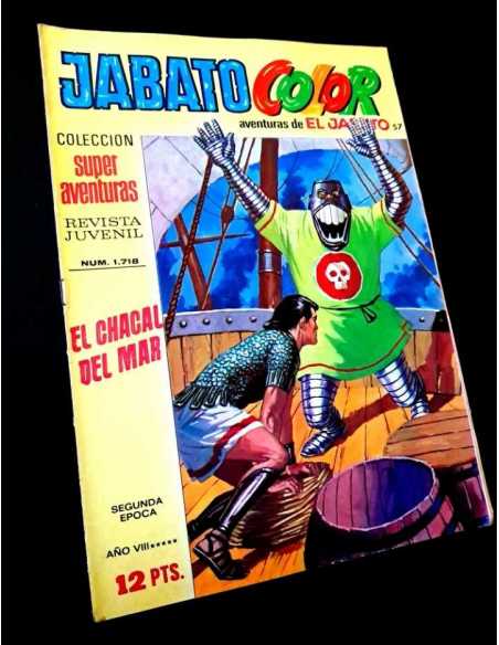MUY BUEN ESTADO JABATO COLOR 57 COLECCION SUPER AVENTURAS 1718 BRUGUERA