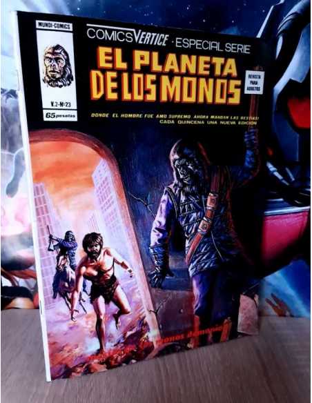 EXCELENTE ESTADO EL PLANETA DE LOS MONOS 23 VOL II MUNDI COMICS VERTICE
