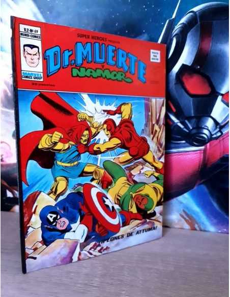 EXCELENTE ESTADO SUPER HÉROES 69 DR MUERTE Y NAMOR MUNDI CÓMICS VERTICE
