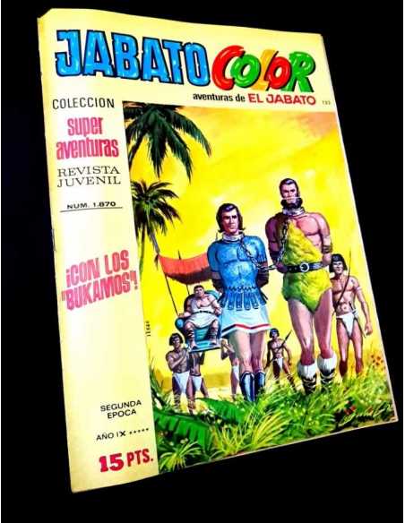 MUY BUEN ESTADO JABATO COLOR 133 COLECCION SUPER AVENTURAS 1870 BRUGUERA