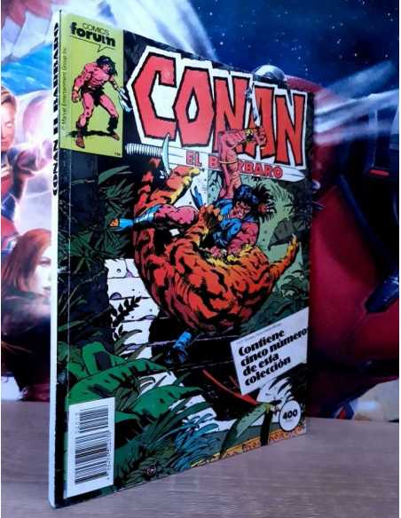 CASI EXCELENTE ESTADO CONAN EL BARBARO 151 AL 155 RETAPADO COMICS FÓRUM