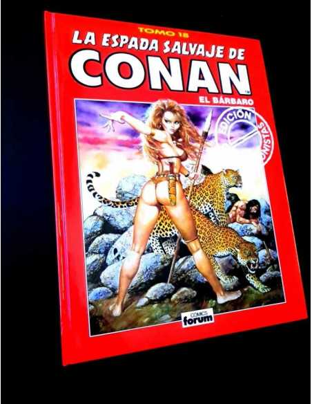 DE KIOSCO LA ESPADA SALVAJE DE CONAN TOMO 18 ROJO EDICION COLECCIONISTAS COMICS FORUM