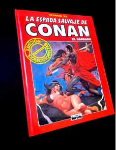 EXCELENTE ESTADO LA ESPADA SALVAJE DE CONAN TOMO 21 ROJO...