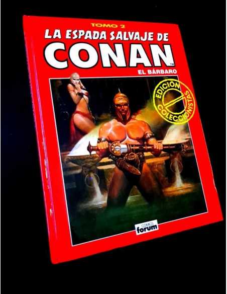 EXCELENTE ESTADO LA ESPADA SALVAJE DE CONAN TOMO 2 ROJO EDICION COLECCIONISTAS COMICS FORUM
