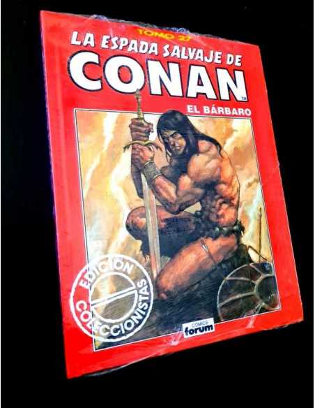 DE KIOSCO LA ESPADA SALVAJE DE CONAN TOMO 27 ROJO EDICION COLECCIONISTAS COMICS FORUM