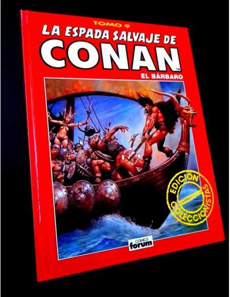 DE KIOSCO LA ESPADA SALVAJE DE CONAN TOMO 9 ROJO EDICION COLECCIONISTAS COMICS FORUM