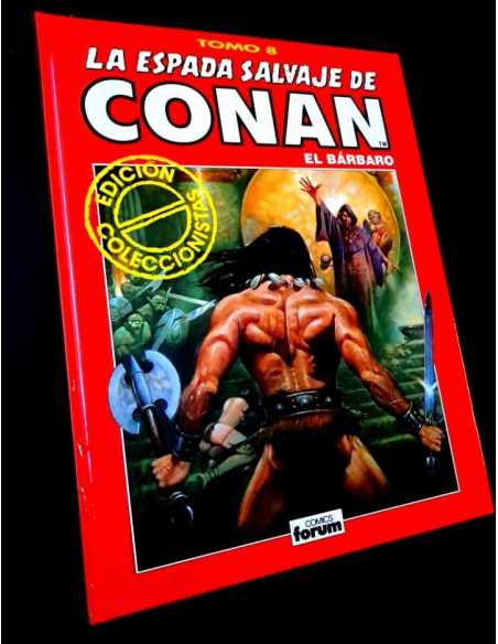 DE KIOSCO LA ESPADA SALVAJE DE CONAN TOMO 8 ROJO EDICION COLECCIONISTAS COMICS FORUM