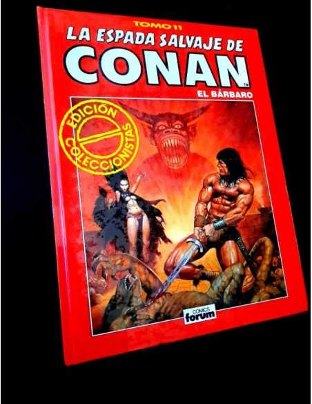 PRECINTADO LA ESPADA SALVAJE DE CONAN TOMO 11 ROJO EDICION COLECCIONISTAS COMICS FORUM