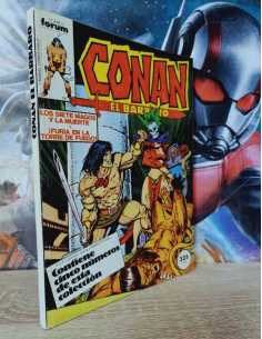EXCELENTE ESTADO CONAN 86 AL 90 RETAPADO CÓMICS MARVEL FORUM