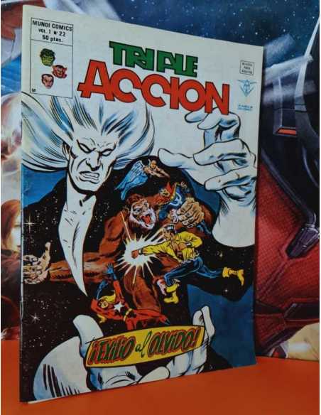 MUY BUEN ESTADO TRIPLE ACCION 22 MUNDI COMICS MARVEL EDICIONES VERTICE