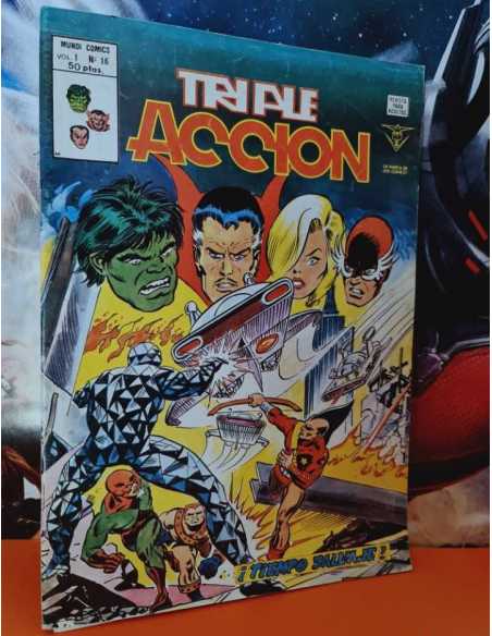EXCELENTE ESTADO TRIPLE ACCION 16 MUNDI COMICS MARVEL EDICIONES VERTICE