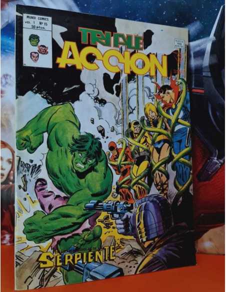 EXCELENTE ESTADO TRIPLE ACCION 15 MUNDI COMICS MARVEL EDICIONES VERTICE