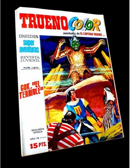 MUY BUEN ESTADO EL CAPITAN TRUENO COLOR 80 COLECCION SUPER AVENTURAS 1877 BRUGUERA