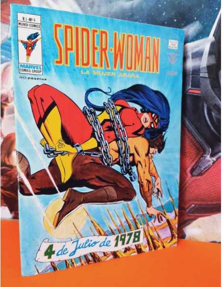 CASI EXCELENTE ESTADO SPIDER-WOMAN 4 SPIDERWOMAN MUNDI COMICS MARVEL VÉRTICE