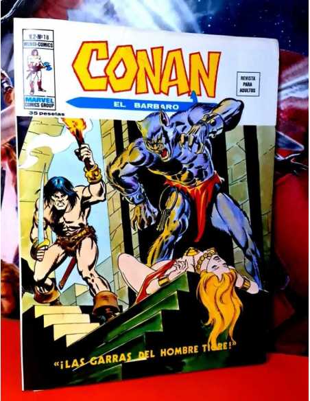 CASI EXCELENTE ESTADO CONAN 18 VOL II MUNDI COMICS MARVEL EDICIONES VERTICE