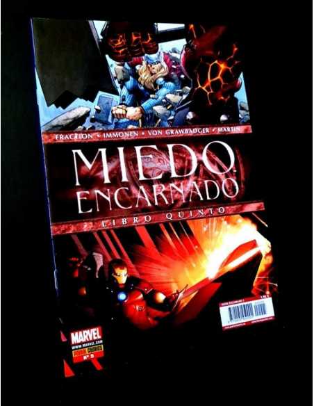 EXCELENTE ESTADO MIEDO ENCARNADO 5 COMICS PANINI MARVEL