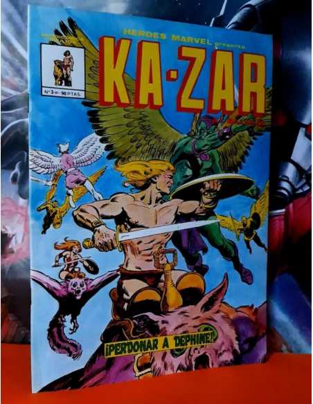 DE KIOSCO KA-ZAR 3 HEROES MARVEL KAZAR MUNDI COMICS EDICIONES VERTICE
