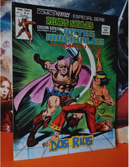 CASI EXCELENTE ESTADO RELATOS SALVAJES 50 ARTES MARCIALES MUNDI COMICS EDICIONES VERTICE