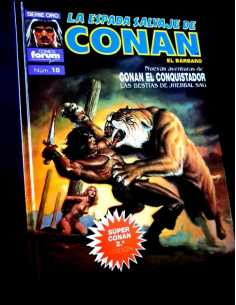 EXCELENTE ESTADO LA ESPADA SALVAJE DE CONAN 10 SERIE ORO...