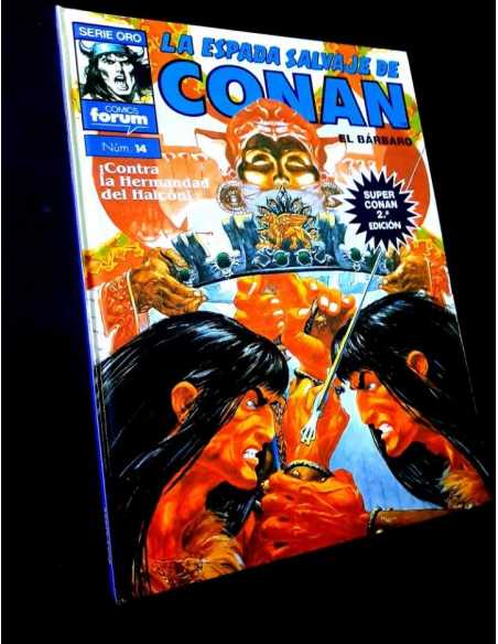 EXCELENTE ESTADO LA ESPADA SALVAJE DE CONAN 14 SERIE ORO COMICS FORUM