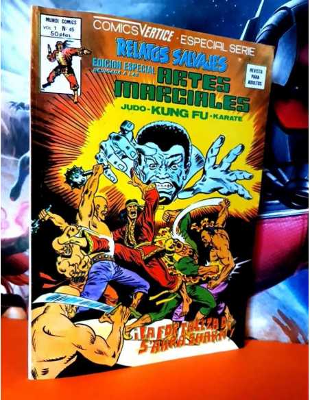 CASI EXCELENTE ESTADO RELATOS SALVAJES 45 ARTES MARCIALES MUNDI COMICS EDICIONES VERTICE