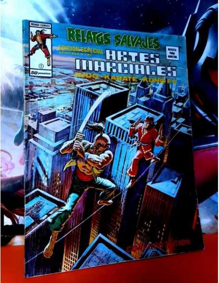 MUY BUEN ESTADO RELATOS SALVAJES 5 ARTES MARCIALES MUNDI COMICS EDICIONES VERTICE