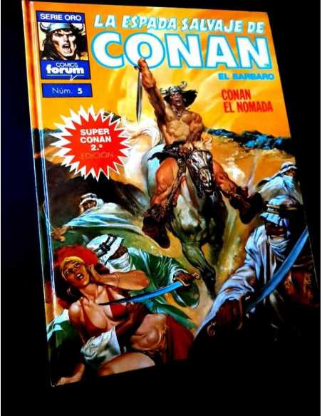 CASI EXCELENTE ESTADO 2° SEGUNDA EDICION LA ESPADA SALVAJES DE CONAN 1 SUPER CONAN COMICS FORUM