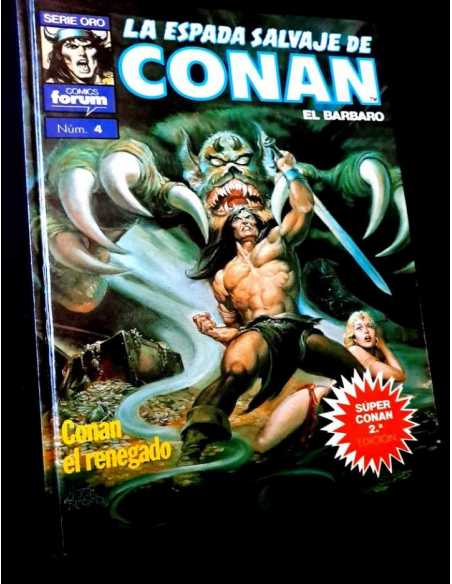 EXCELENTE ESTADO 2° SEGUNDA EDICION LA ESPADA SALVAJES DE CONAN 1 SUPER CONAN COMICS FORUM