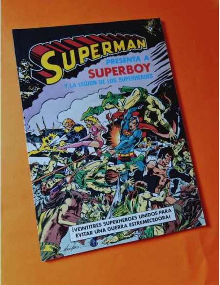 EXCELENTE ESTADO SUPERMAN 5 PRESENTA A SUPERBOY EDITORIAL BRUGUERA