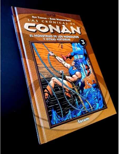 EXCELENTE ESTADO LAS CRONICAS CONAN 3 COMICS FORUM