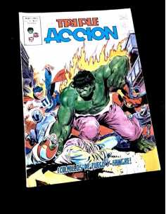 BUEN ESTADO TRIPLE ACCION 14 COMICS EDICIONES VERTICE