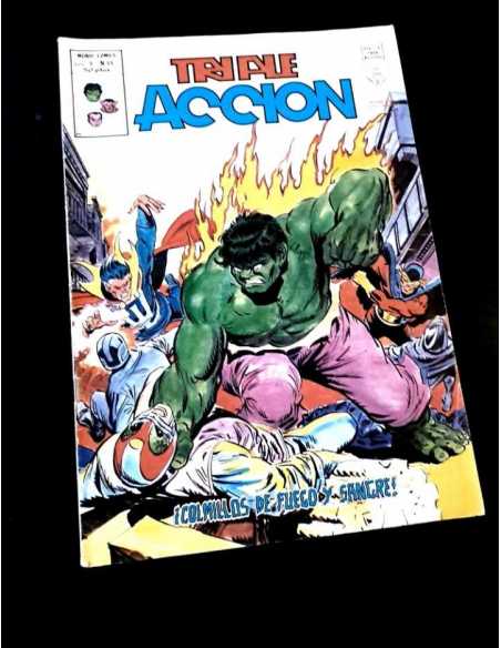 BUEN ESTADO TRIPLE ACCION 14 COMICS EDICIONES VERTICE