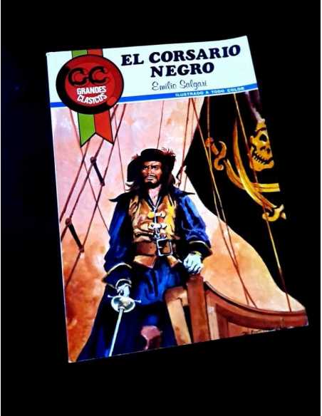 MUY BUEN ESTADO EL CORSARIO NEGRO EMILIO SALGARI GRANDES CLASICOS 6 EDICIONES TOPELA