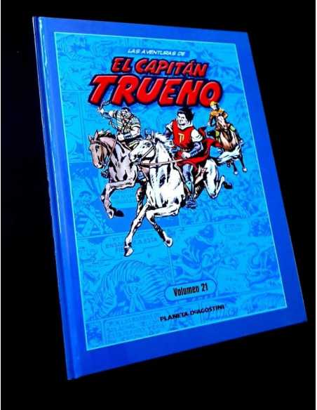 EXCELENTE ESTADO LAS AVENTURAS DE EL CAPITAN TRUENO 21 COMICS PLANETA TOMO