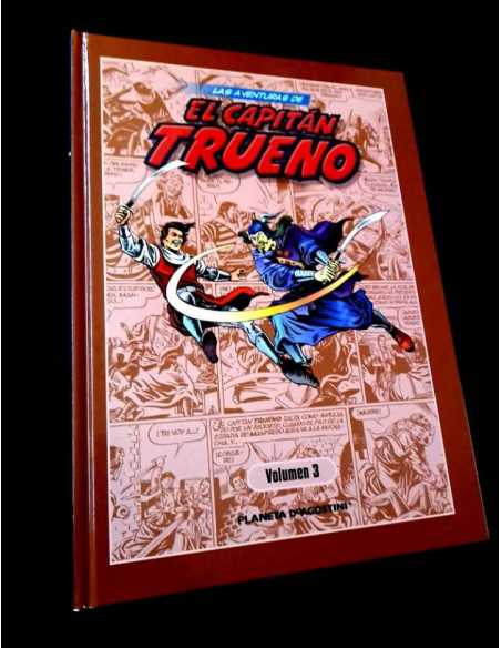 EXCELENTE ESTADO LAS AVENTURAS DE EL CAPITAN TRUENO 3 COMICS PLANETA TOMO