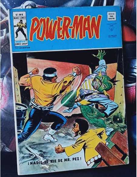 MUY BUEN ESTADO POWER-MAN 8 MUNDI COMICS POWERMAN EDICIONES COMICS VERTICE