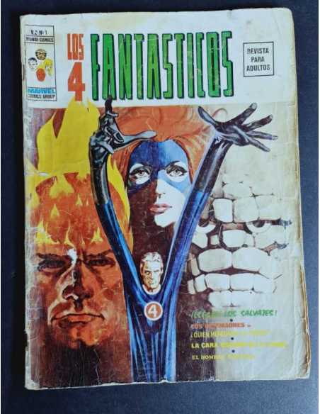 LOS 4 FANTASTICOS 1 VOL II CON SEÑALES MUY VISIBLES DE USO COMICS EDICIONES VERTICE