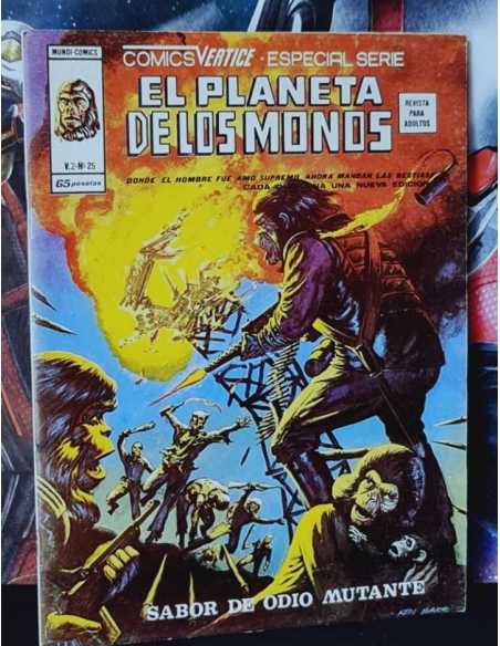 CASI EXCELENTE ESTADO EL PLANETA DE LOS SIMIOS 25 VOL II COMICS EDICIONES VERTICE