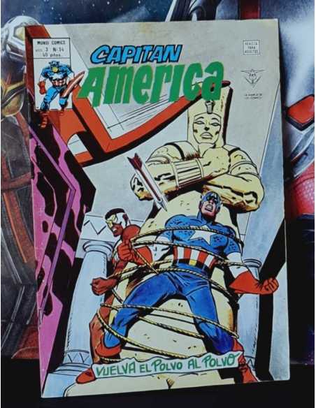 EXCELENTE ESTADO CAPITAN AMERICA 34 VOL III MUNDI COMICS COMICS MARVEL EDICIONES VERTICE