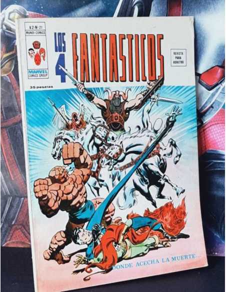 BUEN ESTADO LOS 4 FANTASTICOS 21 VOL II MUNDI COMICS EDICIONES VERTICE